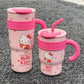 Sanrio Straw Stainless Steel vacuum bottle