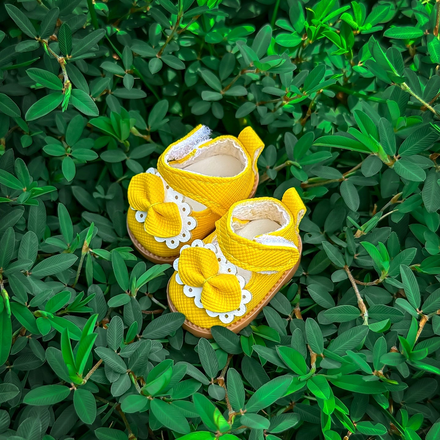 Labubu Bow Leather Shoes