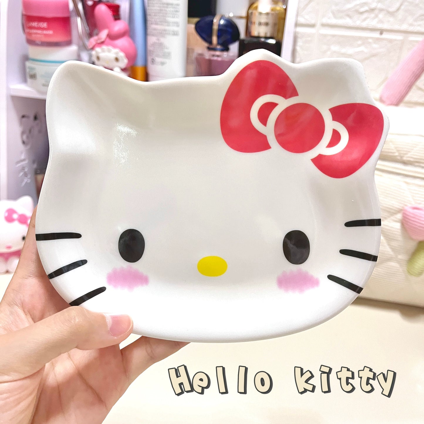 Hello Kitty & My melody Melamine Imitation Ceramic Plate