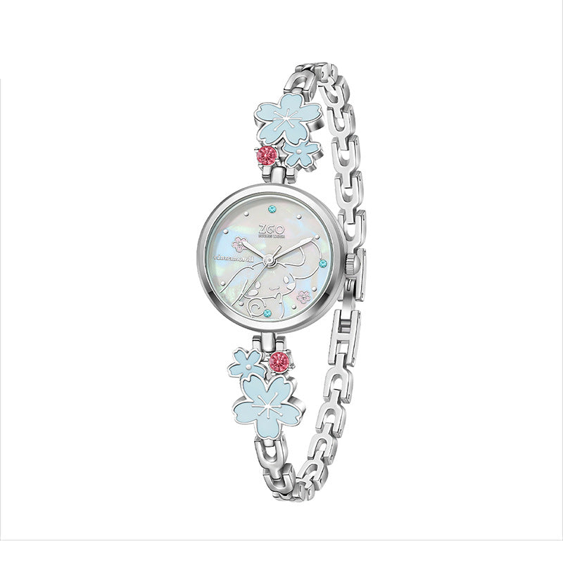 Cinnamoroll Watch Cherry blossoms design Women Watch Gift for Her