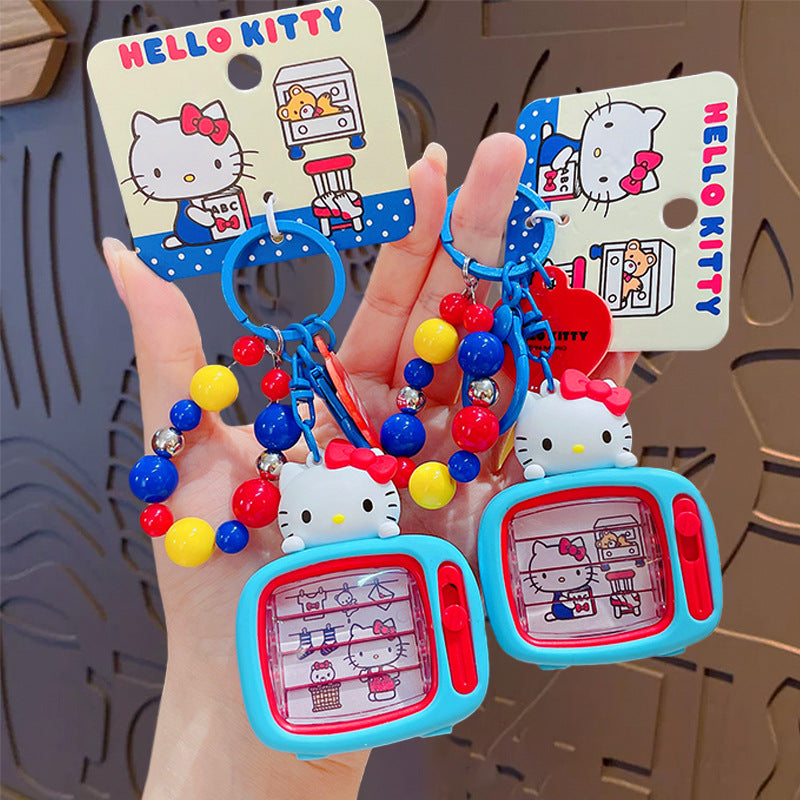 Hello Kitty Keychain Small drawing board keychain Small TV keychain