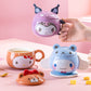 Sanrio Ceramic cup with lid 450ml