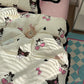 Kuromi Cotton Bedding Sheet Cherry Design