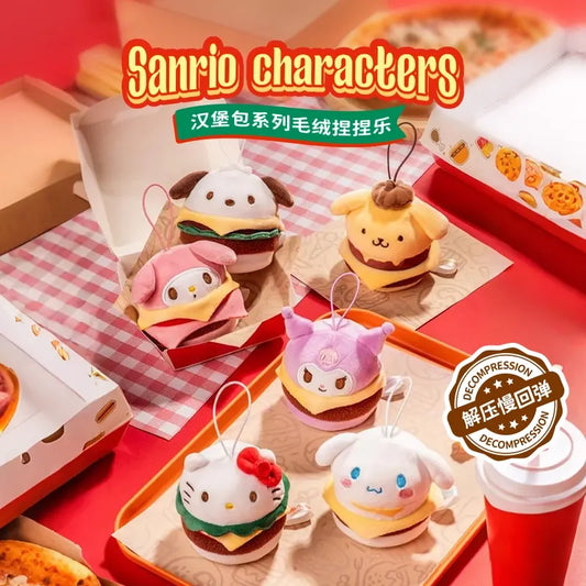 Sanrio Hamburger Series Plush Squeezy blind bag