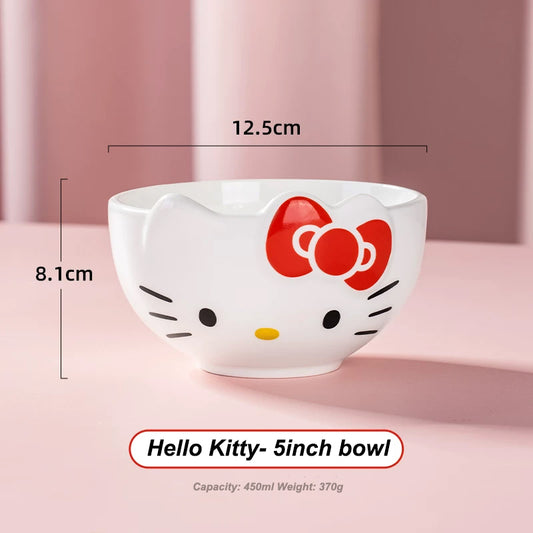 Sanrio Characters Ceramic Bowl and Plate