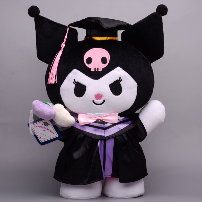 Sanrio Gift Cute Graduation Plush  Plush Toy Congrats Party Plush Favors  14 inch