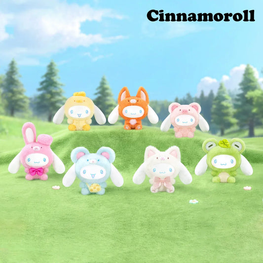 Cinnamoroll Animal Party Series Plush Pendant Blind Box