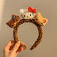 Hellokitty Hawaiian Cute Plush Hair Hoop