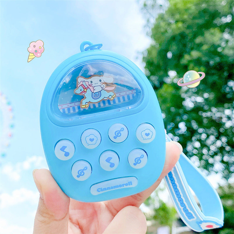 Sanrio Whack a Mole Game Keychain