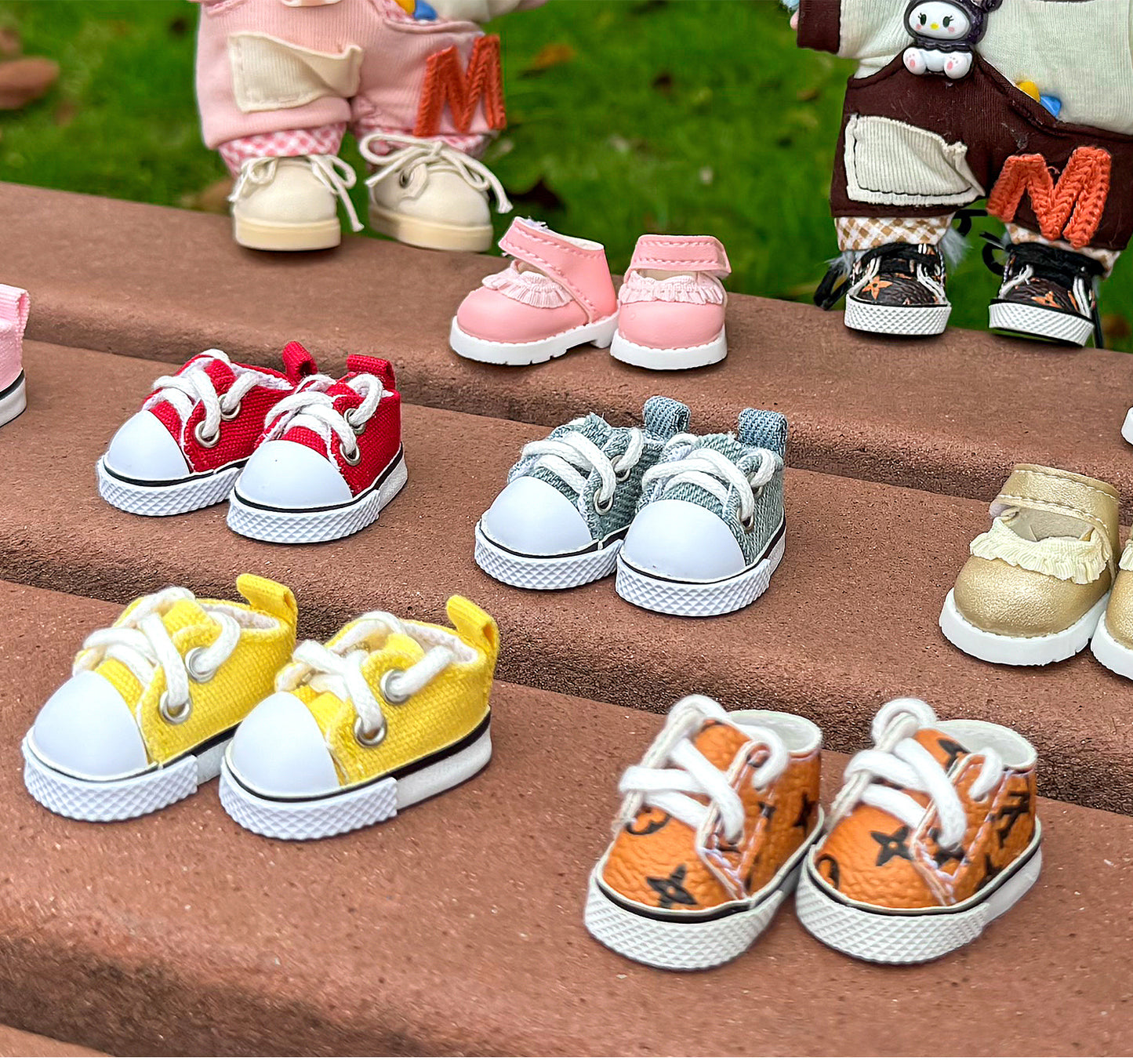 Labubu Clothing Accessories Mini shoes for 17cm Labubu