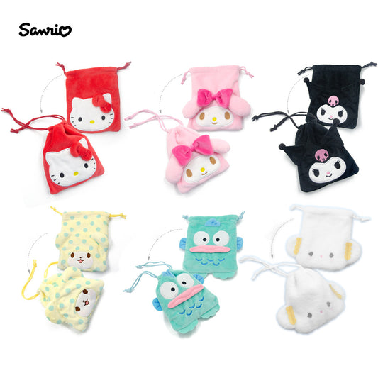 Sanrio Plush drawstring bag Storage bag