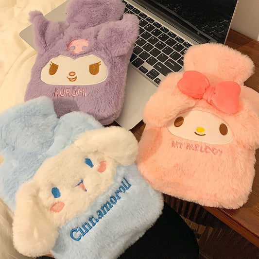 Sanrio Hot Water Bottle Bag irrigation Female Plush Warm Hand