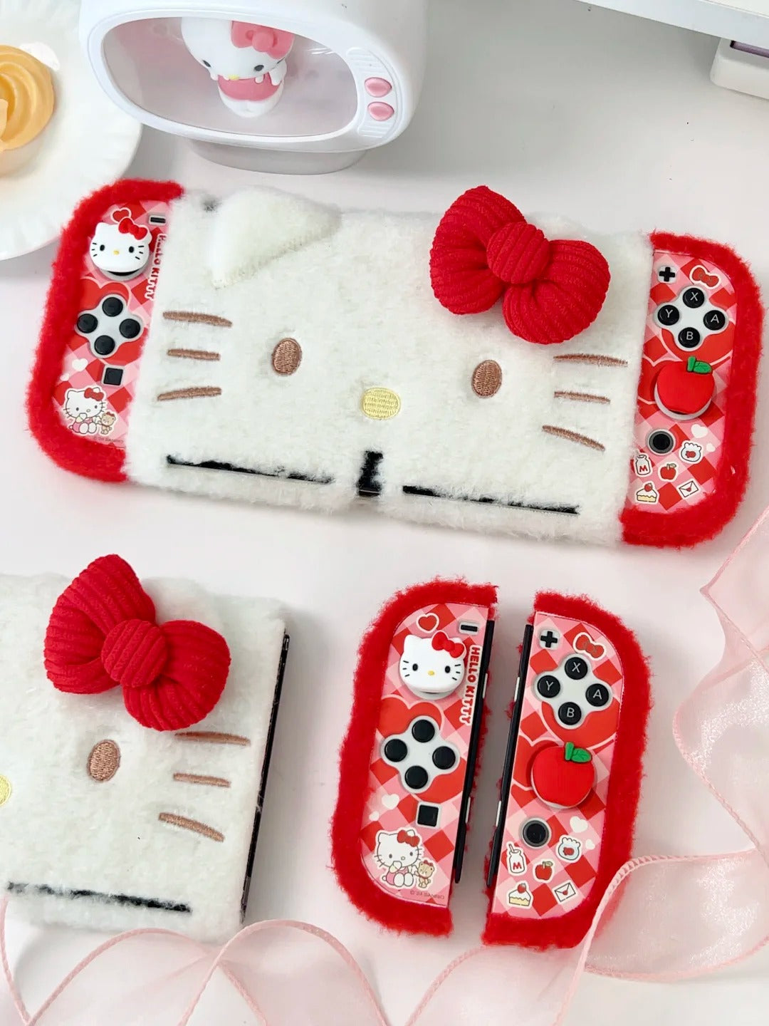 Hello Kitty Plush Switch OLED Protective case