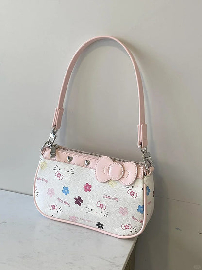 Hello kitty Shoulder Crossbody Bags Y2K  Handbag Evening Armpit Handle Purse