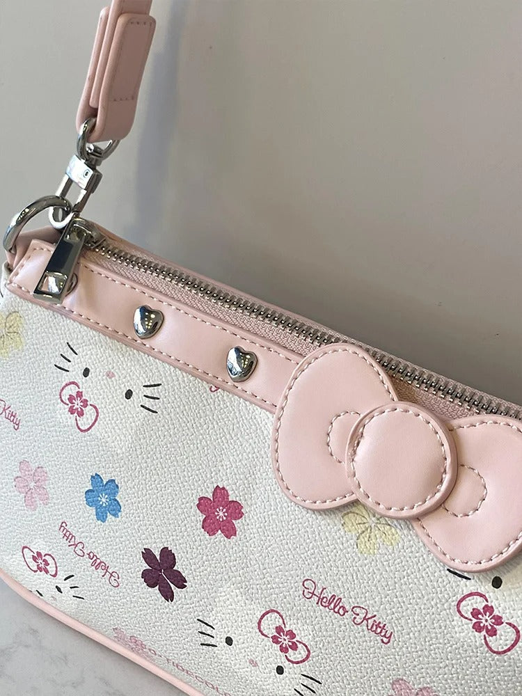 Hello kitty Shoulder Crossbody Bags Y2K  Handbag Evening Armpit Handle Purse