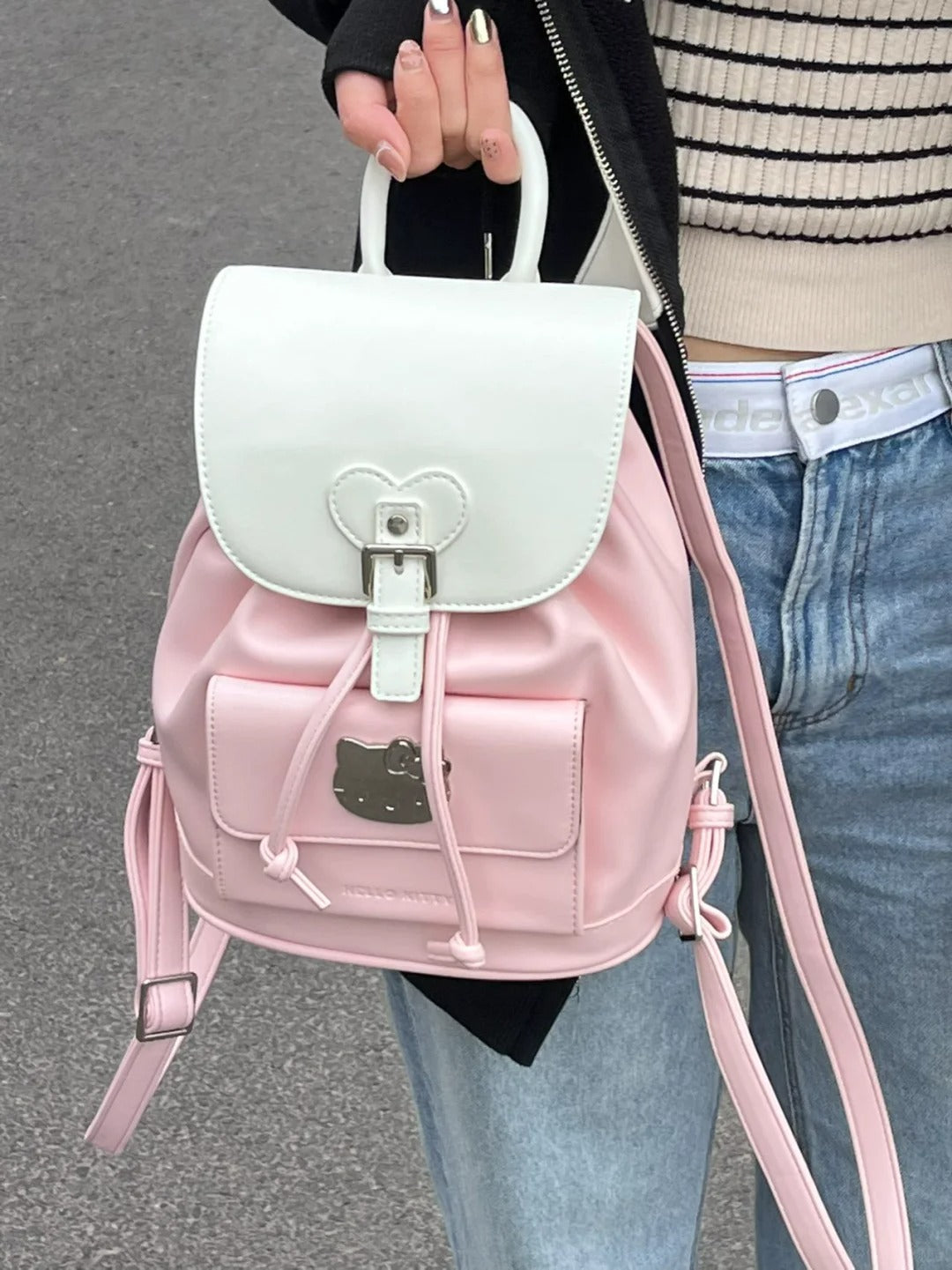 Sanrio backpack Drawstring Backpack School Bag