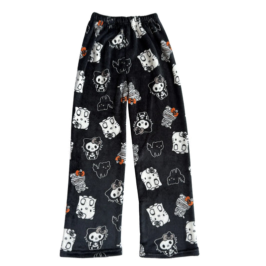 Hellokitty Halloween Fuzzy Pajama  Pants