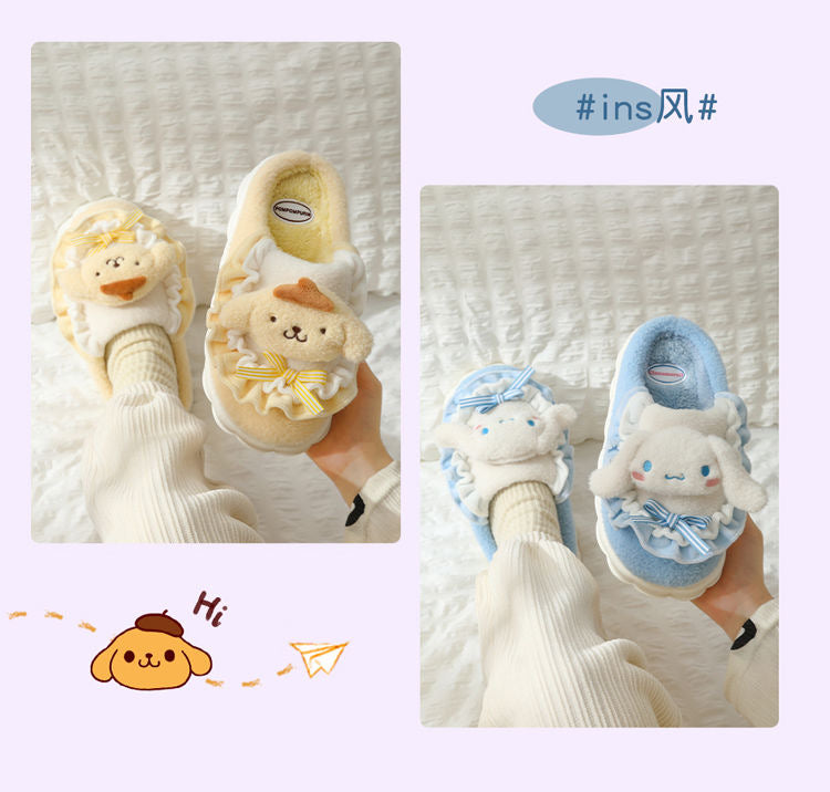 Sanrio Fuzzy Slippers House Slippers