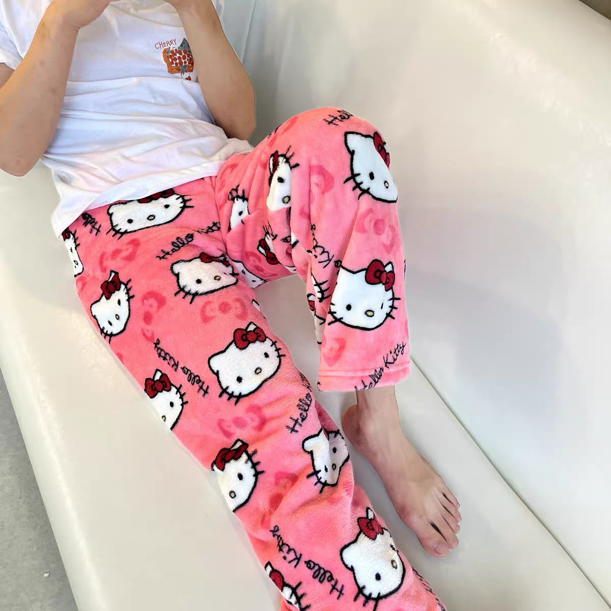 Pyjama hello kitty long rose - Boutique hello kitty