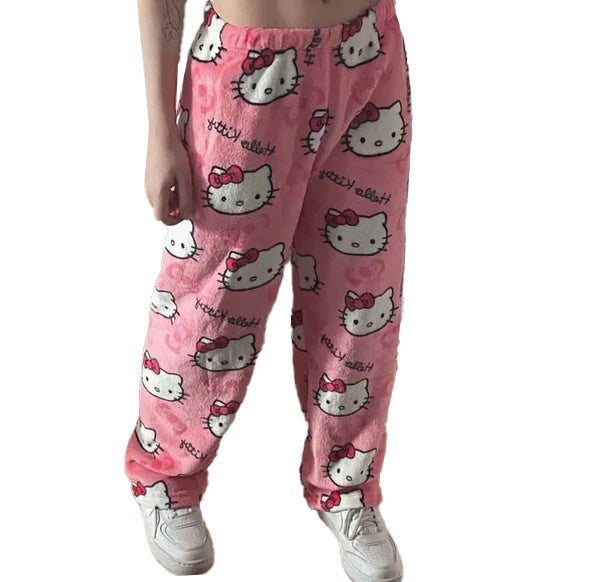 Hello Kitty Fuzzy Pants