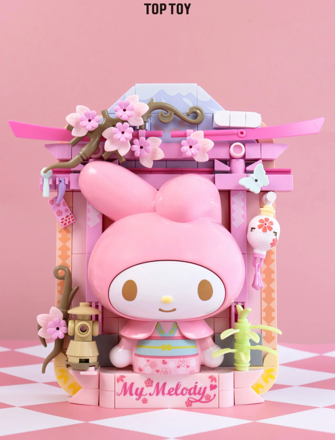 Sanrio Building Block Global travel Printmaking