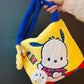 Limited  Pochacco & DQ Pochacco plush tote bag