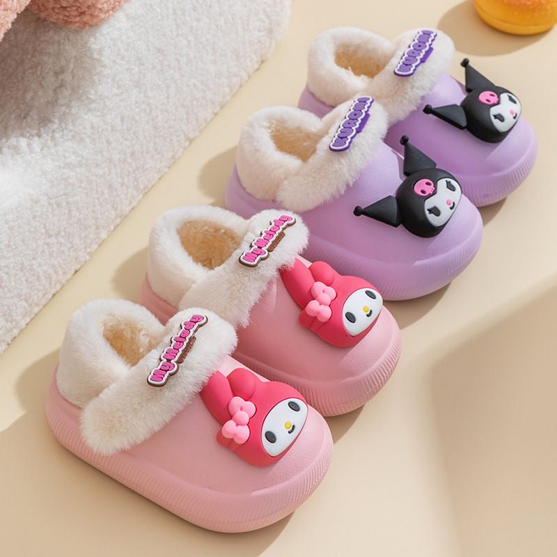 Sanrio Kids' Warm Plush Slippers
