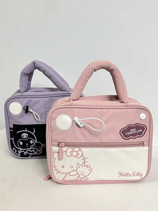 Kuromi and Hello Kitty make up bag