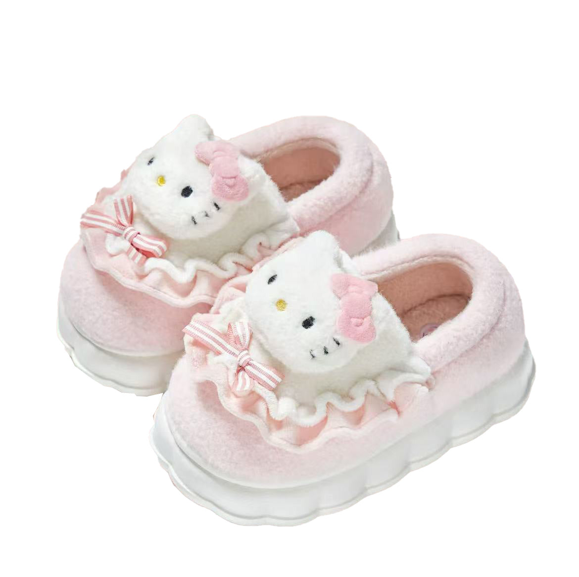 Sanrio Fluffy Plush Slippers House Slippers Winter Slippers for Women