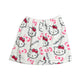 Hello Kitty Women Pajama Shorts Stretch Strip Sleepwear Pj Bottoms Sleep Shorts