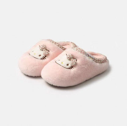 Hello Kitty Fuzzy Slippers House Shoes