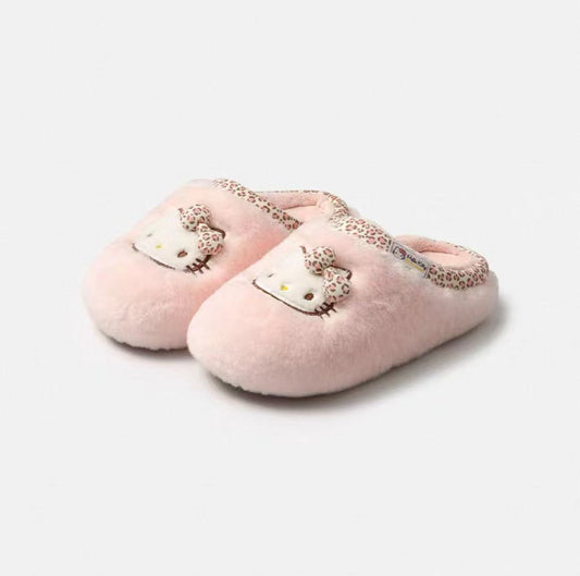 Hello Kitty Fuzzy Slippers House Shoes