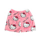 Hello Kitty Women Pajama Shorts Stretch Strip Sleepwear Pj Bottoms Sleep Shorts