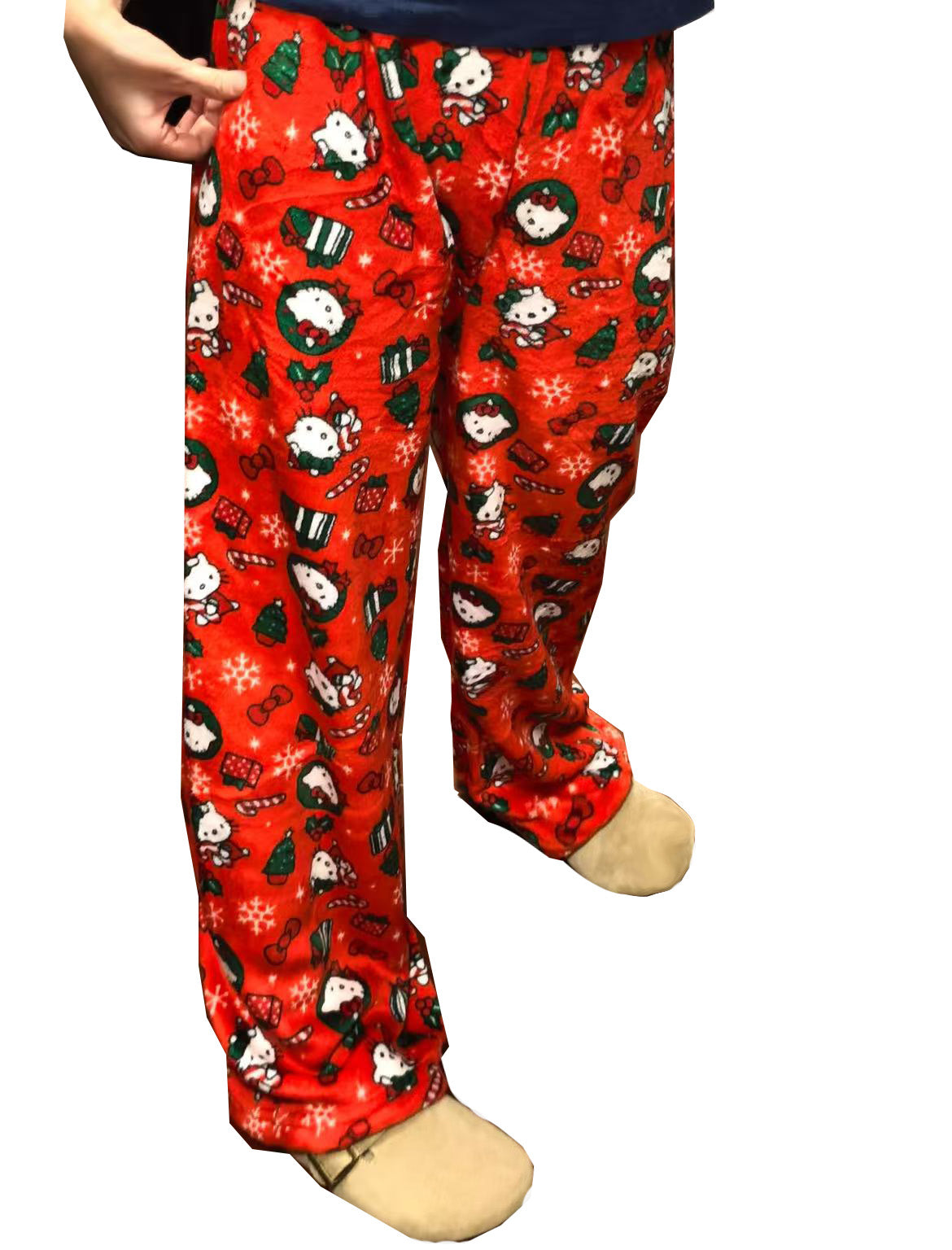 Hello Kitty christmas Fuzzy Pants