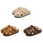 Hellokitty Suede Clogs Warm Slippers  Fuzzy Slippers