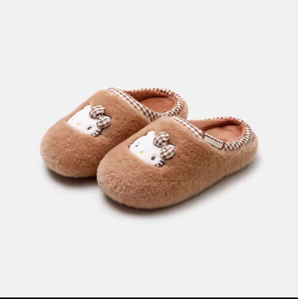 Hello Kitty Fuzzy Slippers House Shoes