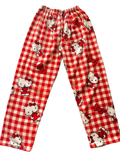 Hello Kitty fuzzy pajama pants