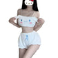 Kawaii Fuzzy Lingerie Set soft pajamas