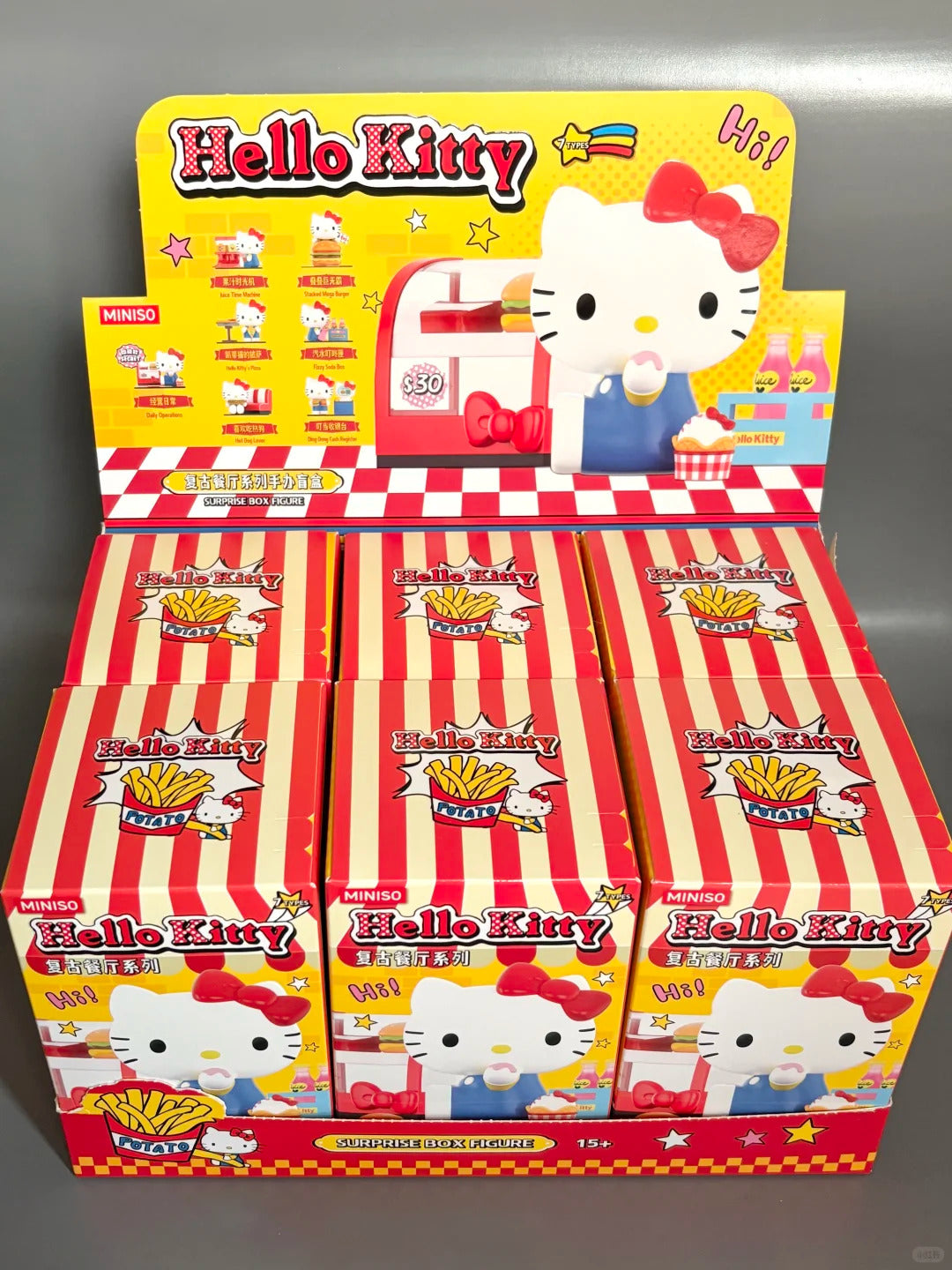 Hello Kitty コレクションBOXレトロ Hello Kitty Retro Restaurant Series Blind Box – Joykawaii