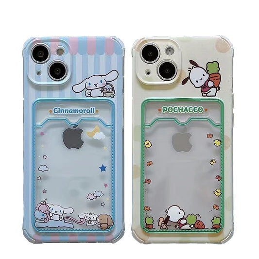 Cinnamoroll / Pochacco Kpop Photocard Polaroid iPhone Case