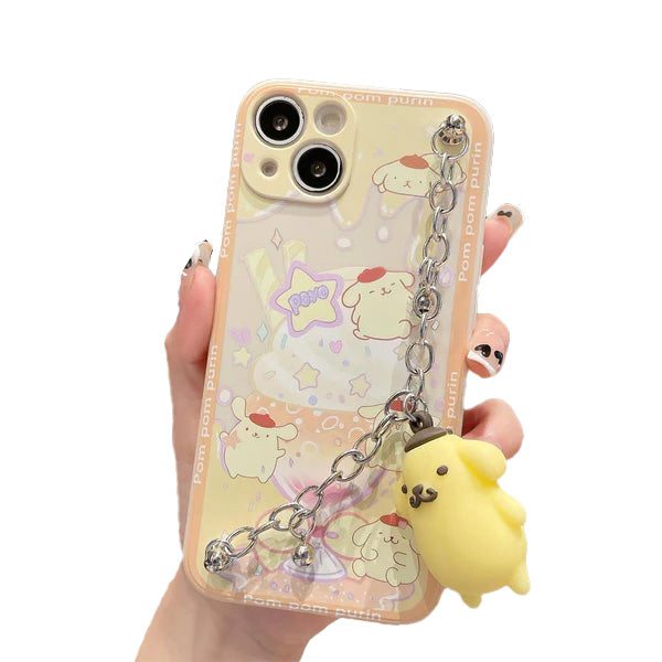 Sanrio Phone case with charm