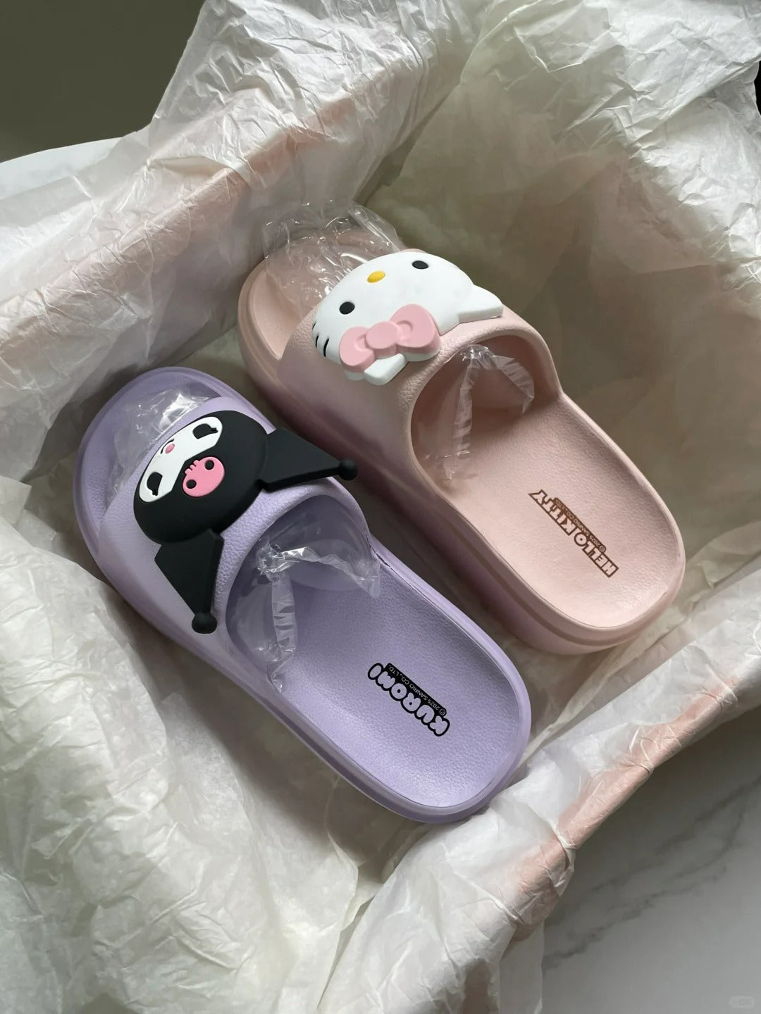 Sanrio Thick soled Sandals Kuromi platform slippers