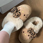 Hello Kitty Fuzzy Slippers Indoor Outdoor Slippers