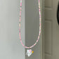 Hello Kitty Pink Angel Necklace Hand Beaded