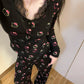 Hello Kitty Black Pajama Sets Sleepwear Nightwear Pjs Lounge Sets