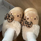 Hello Kitty Fuzzy Slippers Indoor Outdoor Slippers