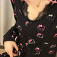 Hello Kitty Black Pajama Sets Sleepwear Nightwear Pjs Lounge Sets