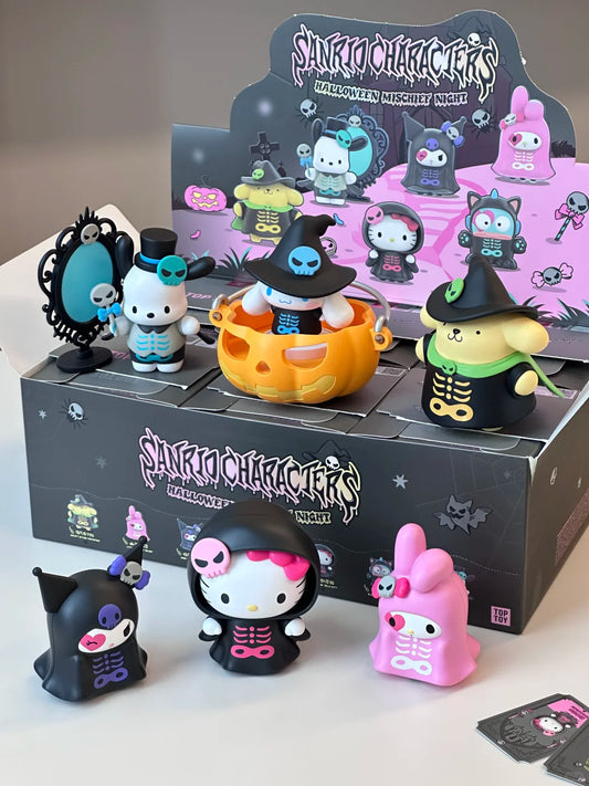 Sanrio Halloween Mischief Night Serires Figures Blind Box Halloween Limited
