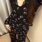 Hello Kitty Black Pajama Sets Sleepwear Nightwear Pjs Lounge Sets