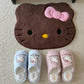 Hello Kitty Leopard Fluffy Slipper Home Slippers Indoor Slippers